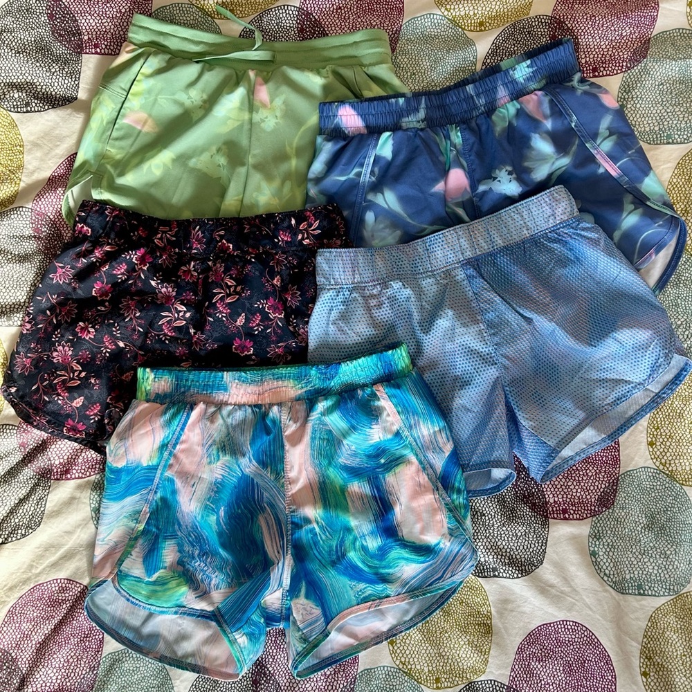 5 Athletic shorts size 10-12